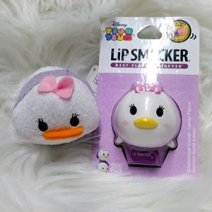 New Tsum Tsum Daisy Duck Mini Plush & Lip Smacker Tsum Tsum Daisy Duck